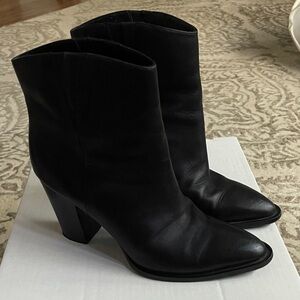 Vince Black Heeled Ankle Boots size 9 1/2